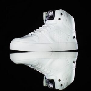 Alpha High Top White acrobatic shoes by Off Axis Acrobatics