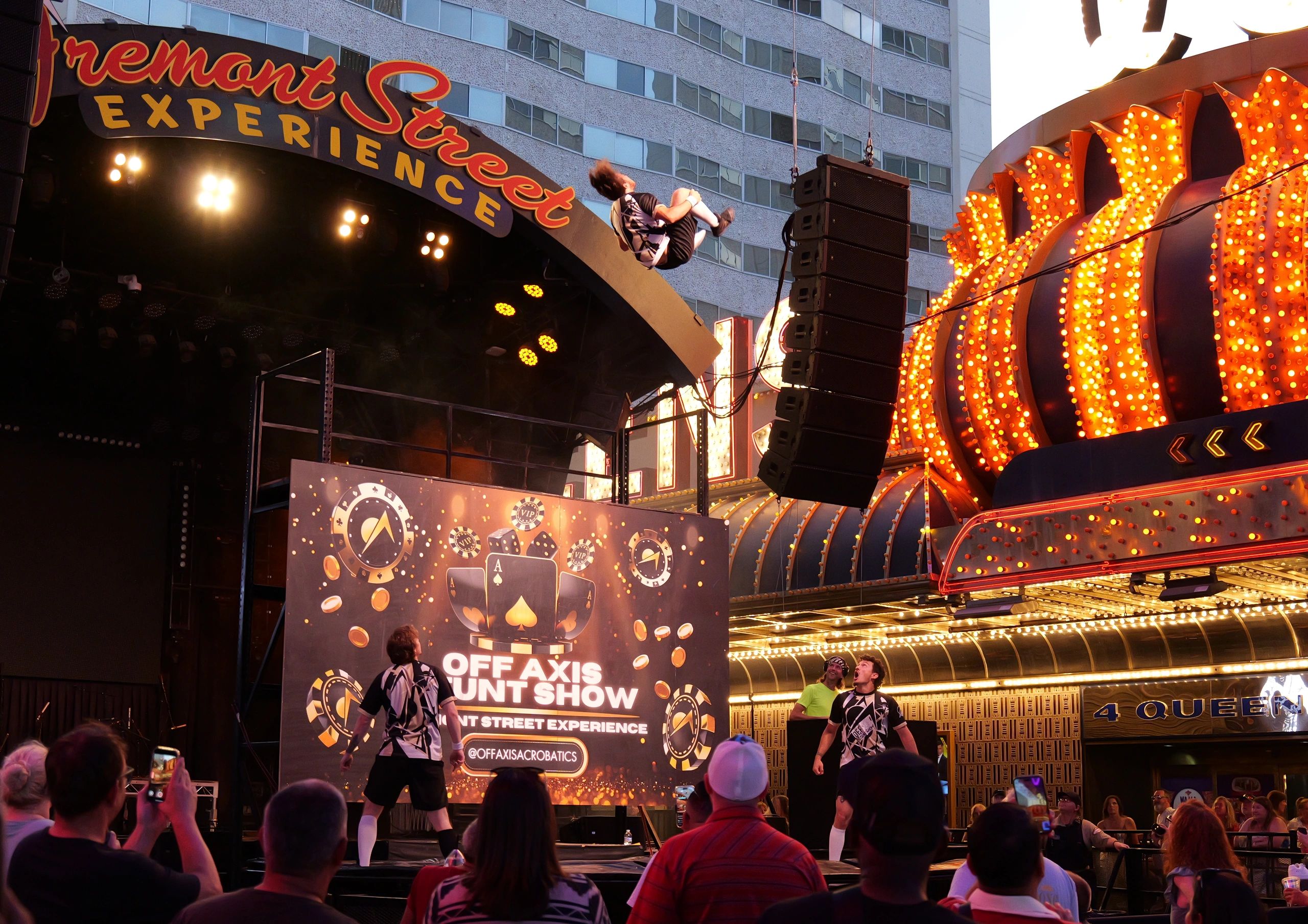 Off Axis Acrobatics stunt show performance