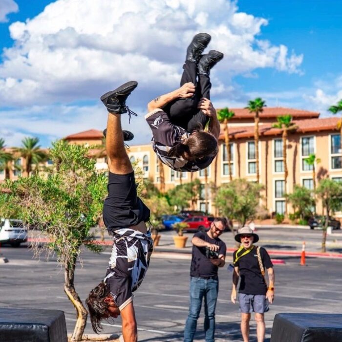 Off Axis Acrobatics stunt show performance