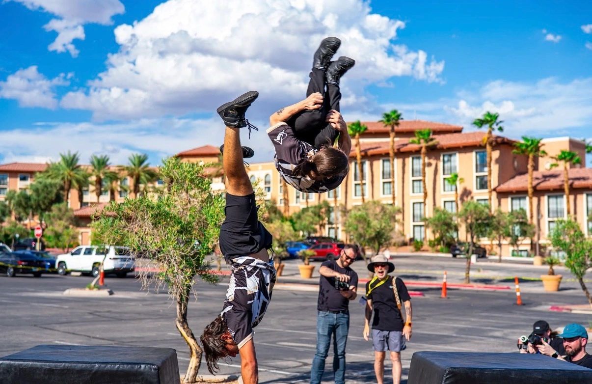 Off Axis Acrobatics stunt show performance