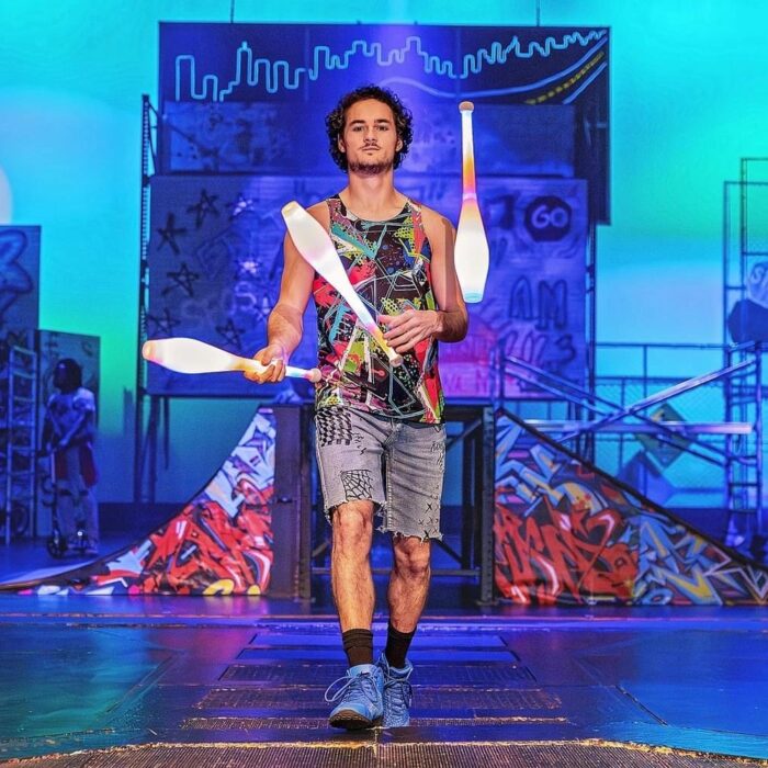 Off Axis Acrobatics stunt show performance