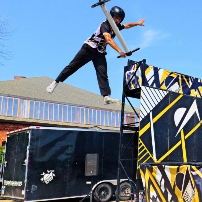 Off Axis Acrobatics stunt show performance